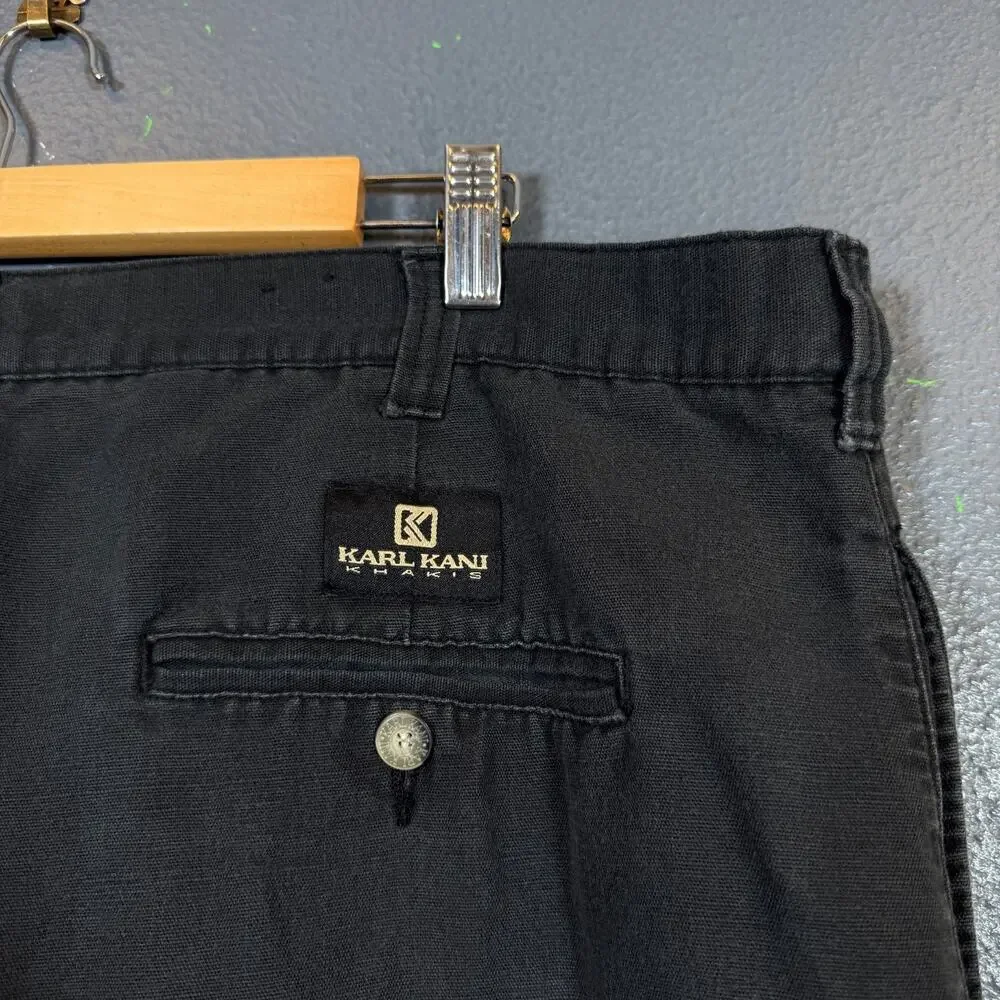 Karl Kani 40 men’s gray shorts streetwear outdoor chino baggy vintage
